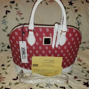 Dooney and Bourke STL Cardinals leather satchel